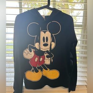 Black Mickey Mouse Hoodie